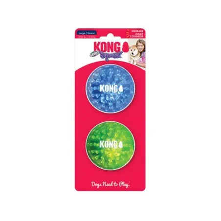 Hračka Kong Dog Squeezz Geodz 2 ks Různé Míčky, TPR, L