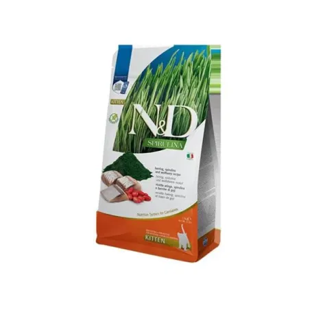 Farmina N&D cat SPIRULINA (GF) kotě, sleď 1,5 kg