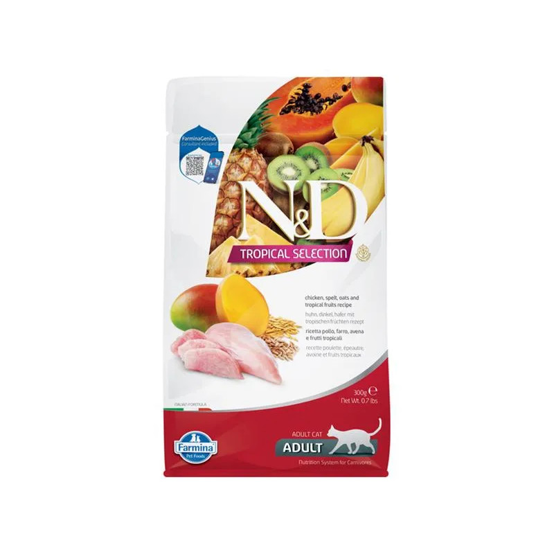 Farmina N&D cat TROPICAL SELECTION (AG) adult, kuře 300 g