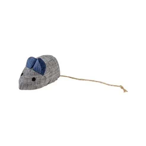 Hračka DUVO+ Eco námořní myš s catnipem pro kočku, 8,5x4,5x6cm