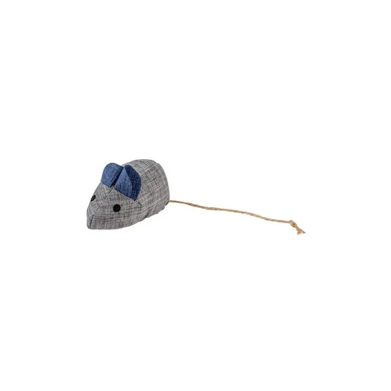Hračka DUVO+ Eco námořní myš s catnipem pro kočku, 8,5x4,5x6cm