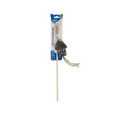 Hračka DUVO+ Eco navy tyč na hraní sépie s catnipem mix barev 6x17,5x40 cm