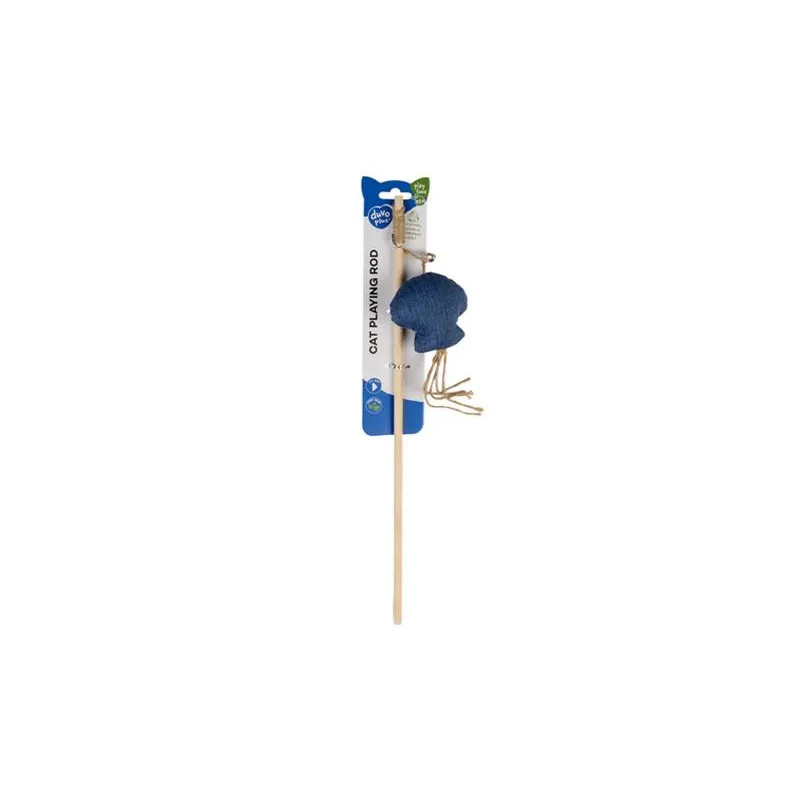 Hračka DUVO+ Eco navy tyč na hraní chobotnice mix barev 8,3x17x40cm