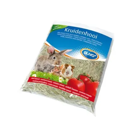 Seno DUVO+ bylinkové se sušenými rajčaty pro králíky a hlodavce 500 g