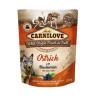 Carnilove dog Kapsička Paté Pštros s Ostružinami 12 x 300 g