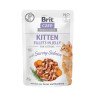 Brit Care kočka kapsička Kitten Fillets in Jelly with Savory Salmon 24 x 85 g