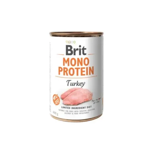 Brit Mono Protein Krůtí 6 x 400 g konzerva