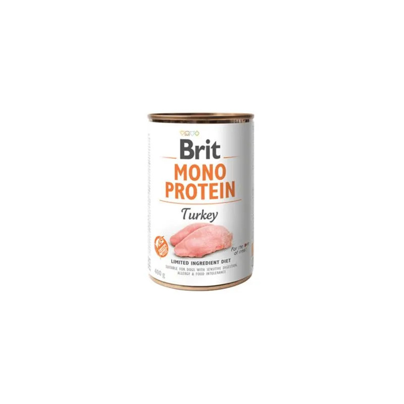 Brit Mono Protein Krůtí 6 x 400 g konzerva