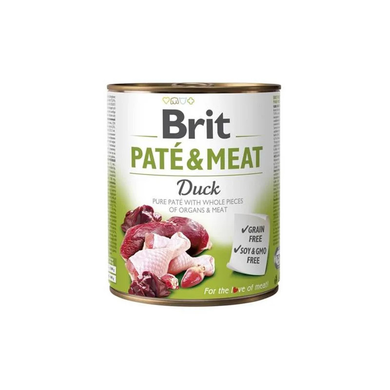 Brit Paté & Meat Kachna 6 x 800 g konzerva