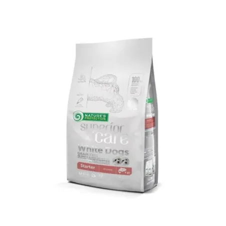 Natures P Superior care bílý pes štěňata starter všechna plemena losos 1,5 kg