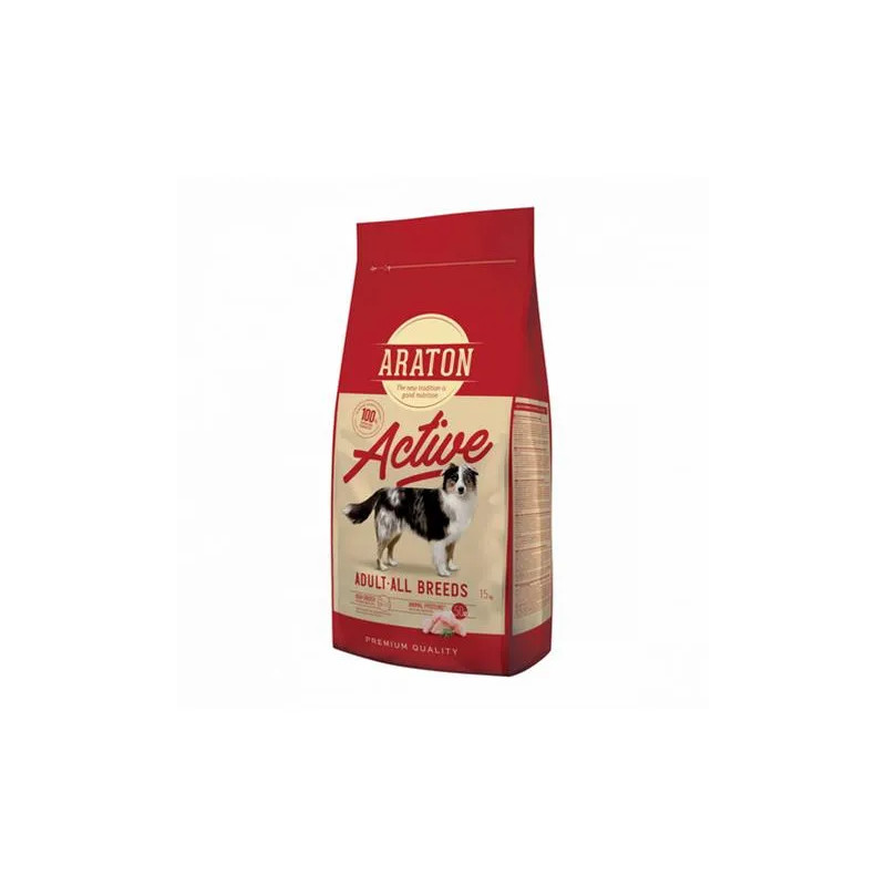 ARATON dog adult active all breed drůbeží 15 kg
