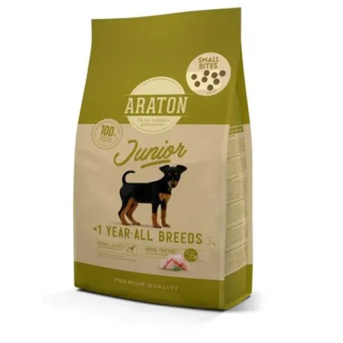 ARATON dog junior all breed drůbež 3 kg