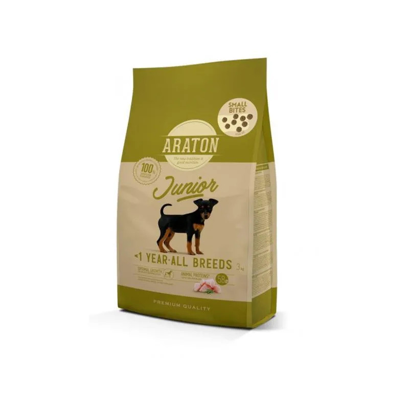 ARATON dog junior all breed drůbež 3 kg
