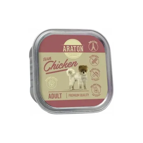 ARATON dog adult kuře vanička 150 g