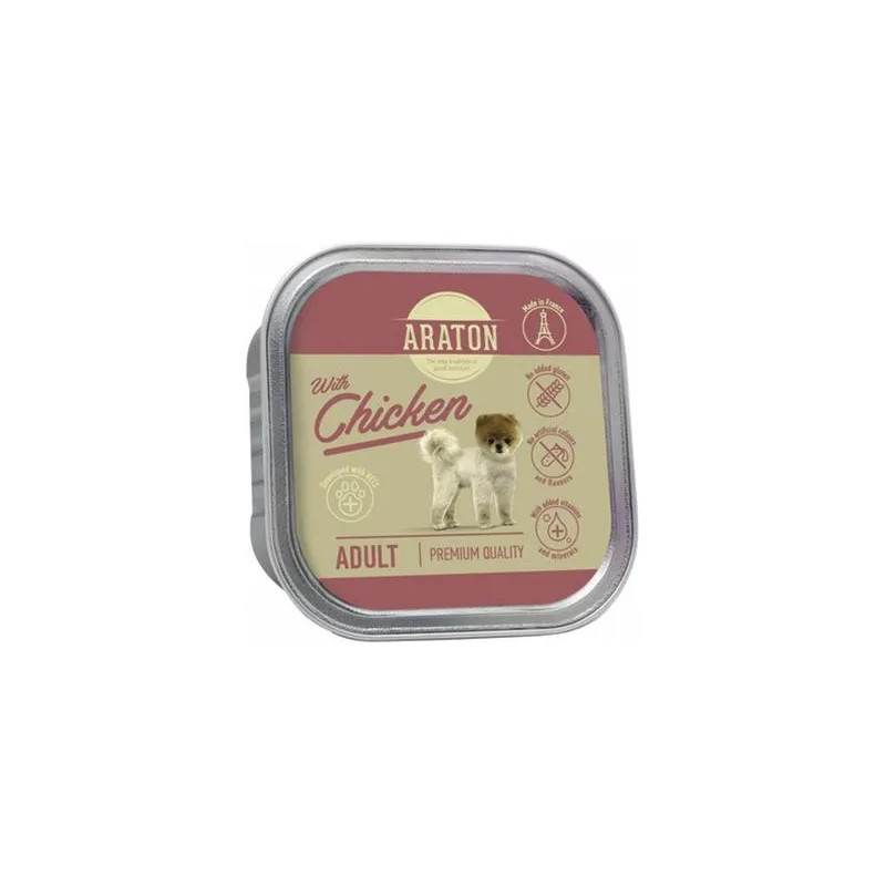 ARATON dog adult kuře vanička 150 g