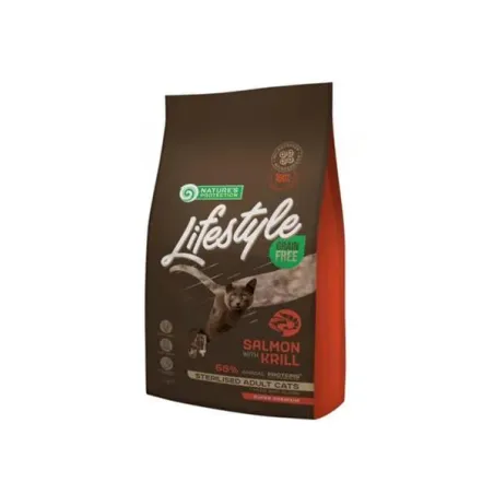 Natures P Lifestyle kočka dospělá sterilizovaná losos & krill 1,5 kg