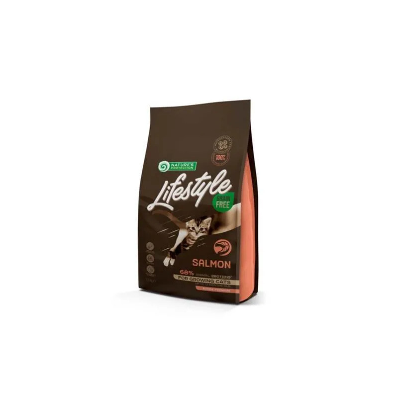 Natures P Lifestyle kočka kotě losos 1,5 kg
