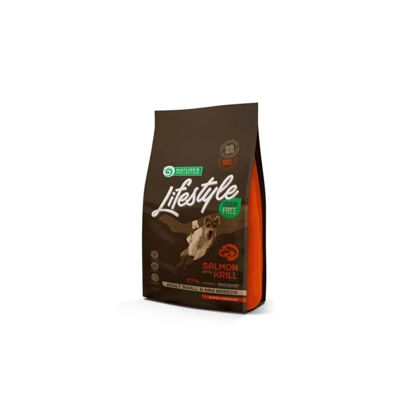 Natures P Lifestyle pes dospělý malá a mini plemena losos & krill 1,5 kg