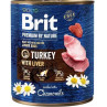 Brit Premium by Nature dog Turkey with Liver 6 x 800 g konzerva