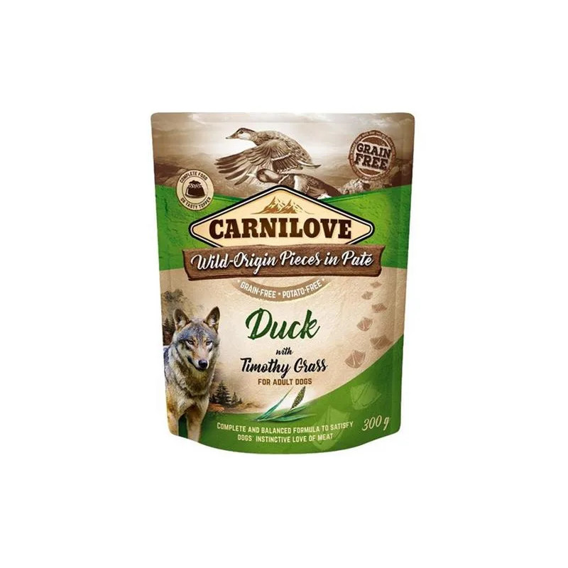 Carnilove dog Kapsička Paté Kachna s bojínkem lučním 12 x 300 g