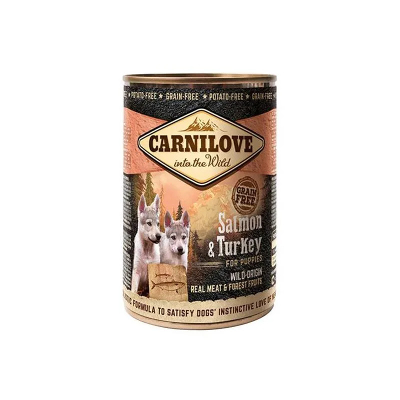 Carnilove dog WM Puppies Salmon & Turkey 6 x 400 g konzerva