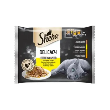 Mars SHEBA kapsička Drůbeží výběr v želé 4 x 85 g