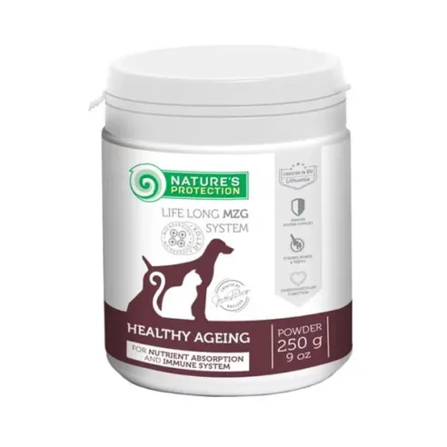 Natures P MicroZeoGen zdravé stárnutí pro psy a kočky, zuby, klouby a kosti seniorů 250 g