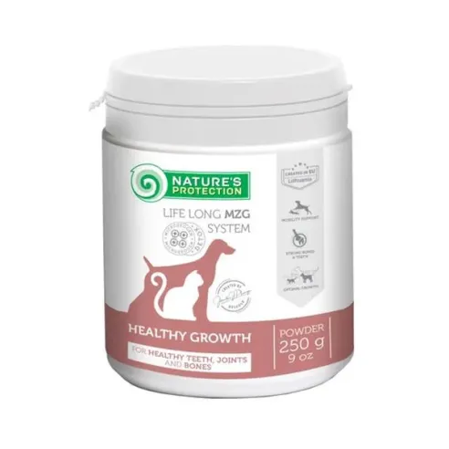 Natures P MicroZeoGen zuby, klouby a kosti pro zdravý růst psa a kočky 250 g