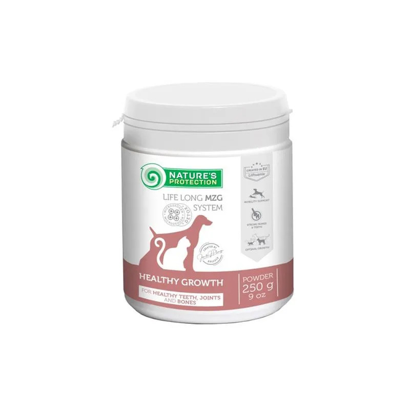 Natures P MicroZeoGen zuby, klouby a kosti pro zdravý růst psa a kočky 250 g