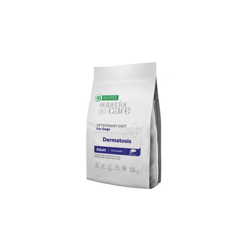 Natures P Superior care VET dermatosis pes dospělý dietetický pro všechna plemena losos 1,5 kg