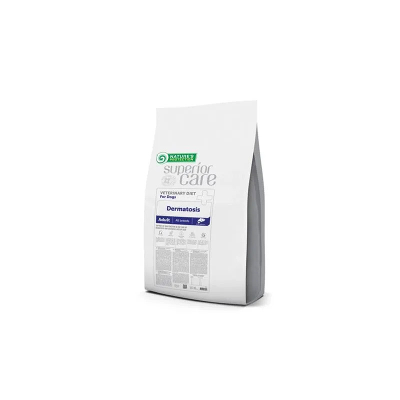 Natures P Superior care VET dermatóza pes dospělý dietetický všechny plemena losos 10 kg