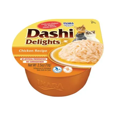 Inaba Dashi Delights kočka Kura 6 x 70 g vanička