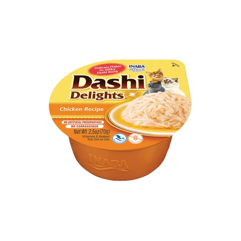 Inaba Dashi Delights kočka Kura 6 x 70 g vanička