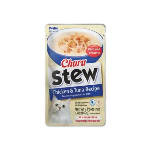 Inaba CIAO Stew Kočičí kapsička Kuře & Tuňák 12 x 40 g