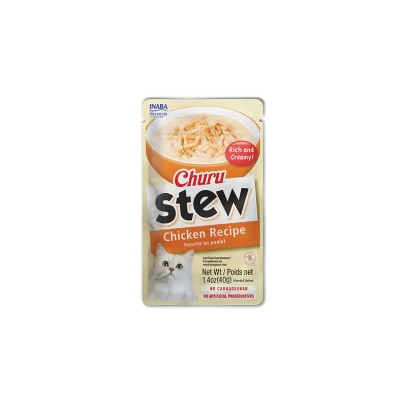 Inaba CIAO Stew Cat Kapsička Kuře 12 x 40 g
