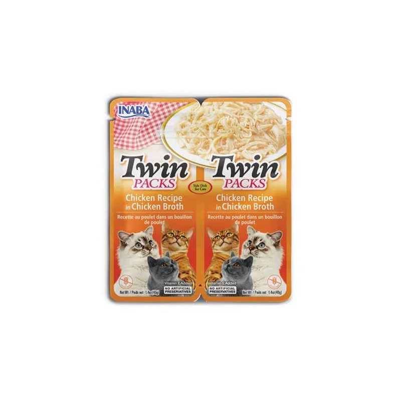 Inaba Twin Packs Cat kapsička Kuře 12 x 80 g
