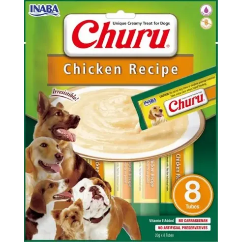 Pamlsek Inaba Churu Pyré dog Kura 8 tub 160 g