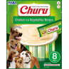 Pamlsek Inaba Churu Pyré dog Kuře se zeleninou 8 tub 160 g