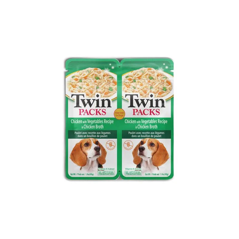 Inaba Twin Packs Dog kapsička Kuře se zeleninou 12 x 80 g