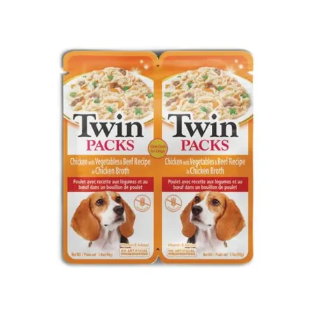 Inaba Twin Packs Dog kapsička Kuře se zeleninou a hovězím masem 12 x 80 g