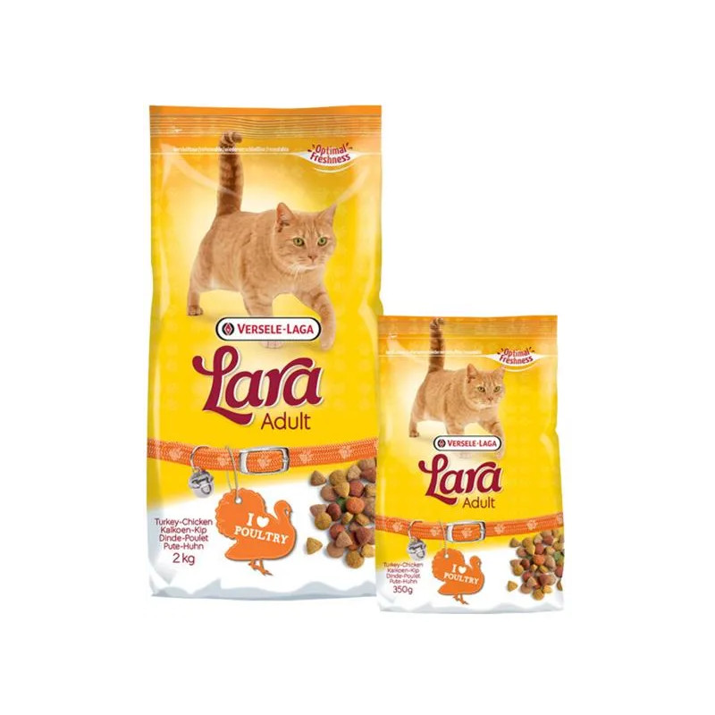 VL Lara Premium Cat Adult Turkey & Chicken - krůtí a kuřecí 1,8 kg+200 g PROMO