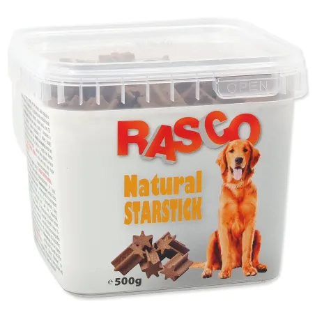 Pochoutka Rasco tyčinky natural ve tvaru hvězdy 2,5cm 500g