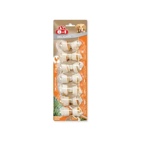 8in1 Delights kost s kůží 7 ks 84 g