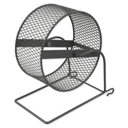 Kolotoč Small Animals drátěný šedý ∅15,5 cm
