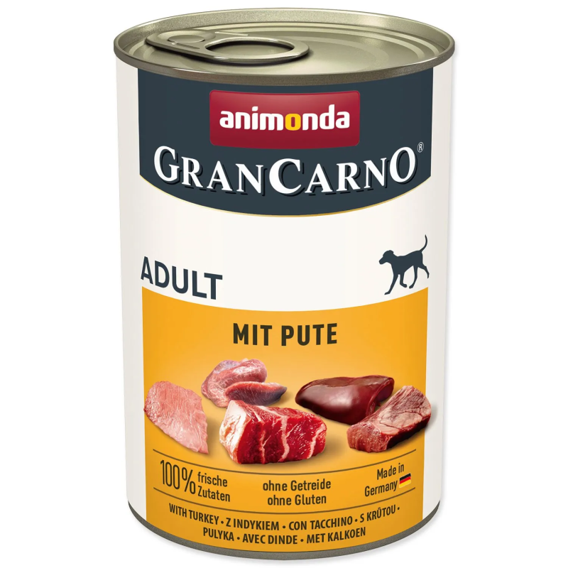 Konzerva Animonda GranCarno Adult s krůtím 400g
