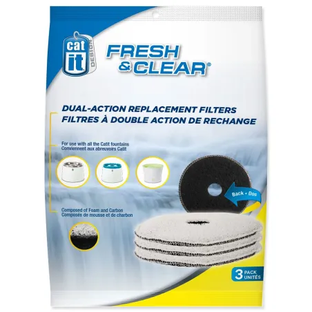 Náplň Catit uhlí a molitan pro Fresh&Clear 3ks.