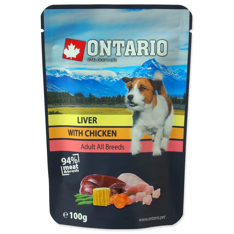 Kapsička Ontario pečeně s kuřecím ve vývaru 100g