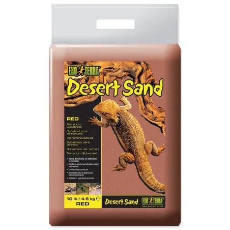Písek Exo Terra pouštní červený 4,5 kg