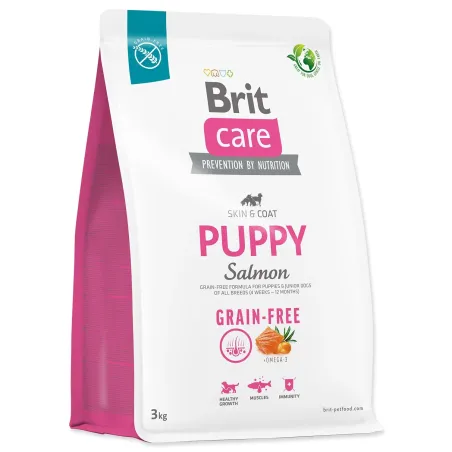 Krmení Brit Care Dog Grain-free Puppy Salmon 3kg