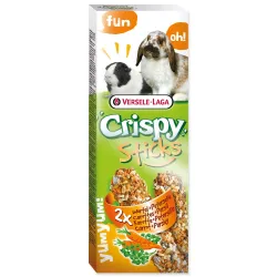 Tyčinky Versele-Laga Crispy králík a morče, s mrkví a petrželí 110g 2ks